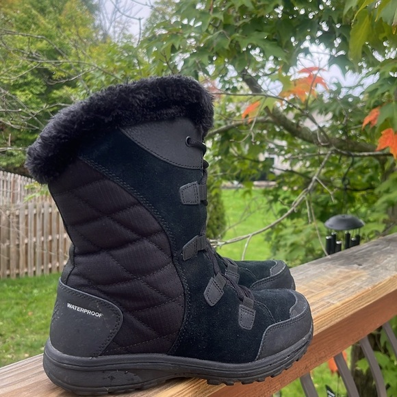 Columbia Women's Ice Maiden II Snow Boots size 7 black waterproof insulated - Picture 6 of 12